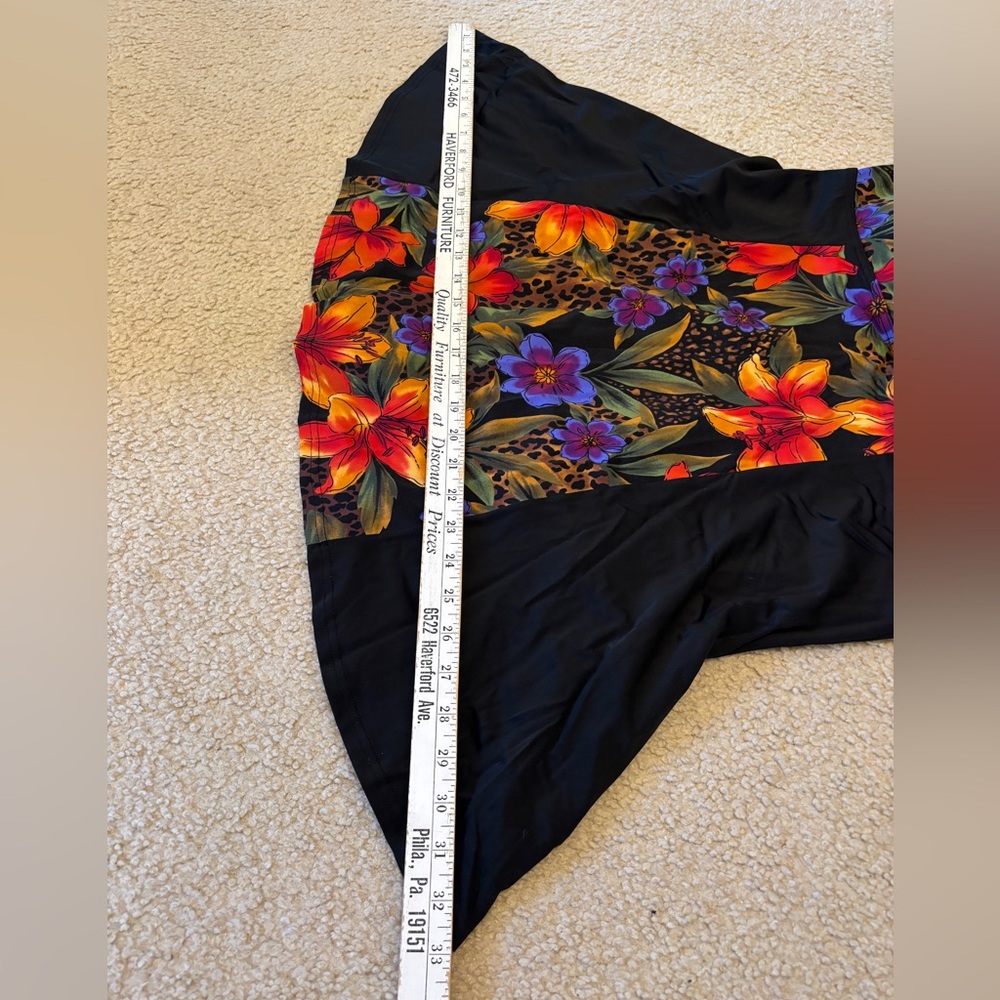 EUC A Shore Fit Floral & Animal Print One Piece Swim Dress | Women’s Plus 18W - Picture 13 of 16